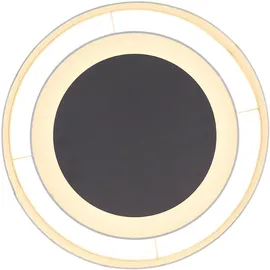 ETC Shop LED Deckenlampe 24W rund weiß beige