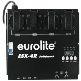 Eurolite ESX-4R DMX Switchpack Schwarz