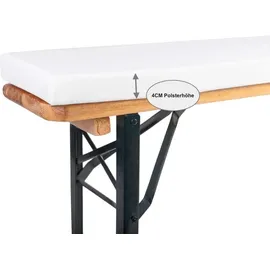 TexDeko Bierbankauflage 180 x 25 x 4 cm anthrazit 1 St.