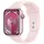 Apple Watch Series 9 GPS + Cellular 45 mm Aluminiumgehäuse rosé, Sportarmband hellrosa M/L