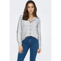 Only Hemdbluse ONLYASMIN SHIRT L/S WVN NOOS Weiß M