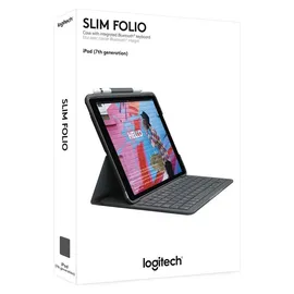 Logitech Slim Folio für iPad 7-9 Gen grafit Spanish QWERTY