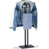 Relaxdays Herrendiener Stummer Diener Schwarz