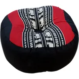 Guru-Shop Meditationskissen Meditationskissen, Yoga Kissen, Yogakissen,.. rot|schwarz