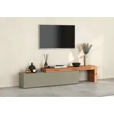 INOSIGN Lowboard »Chronos TV-Board, TV-Schrank«, (1 St., Breite verstellbar von 190 bis 350 cm), Breite 270 cm TV-Board,Lowboard,1 Klappe und ein L-Förmiger Aufsatz