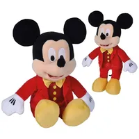SIMBA DISNEY Mickey Mouse Maskottchen im rot schimmernden Smoking 25 cm