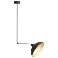 Licht-Erlebnisse Deckenlampe Metall E27 Schwarz Deckenleuchte