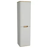 Vitra Sento Hochschrank 66020 40x35x157,5cm, mit Wäschekorb, Türanschlag links, hellgrau matt, Dekor