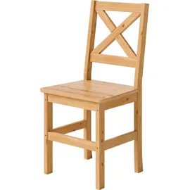 Home Affaire »Malmö« (Set) 4 Stk.Holzstuhl Kiefer Massivholz naturfarbig, erhältich als 2er und 4er-Set
