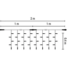 Scharnberg & Hasenbein LED-Drape Lite 240 58724 2W warmweiß 200 cm