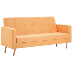 vidaXL Sofa Stoff Orange