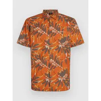 O'Neill Print Kurzarmhemd - orange dipped leaves - 2XL