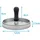 Intirilife Burgerpresse 11,5 cm Edelstahl/Grau
