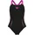 Arena Poseidonia Swim Pro Back Schwarz/Shocking Pink 128