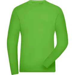 Bio Stretch Langarmshirt "JN1804" UV-Schutz - XXL - lime-green