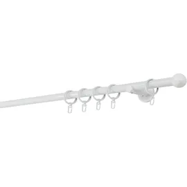 ONDECO Mydeco Maß-Gardinenstange mit Endstück Ball Weiß Ø 2 cm x 390 cm