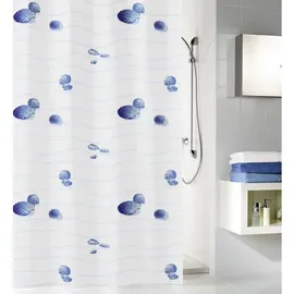 KLEINE WOLKE Duschvorhang Miami 180 x 200 cm blau