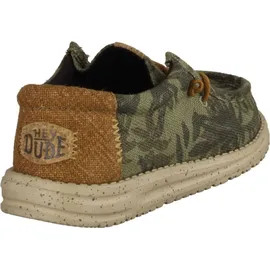 HEYDUDE Wally Palm Jute Herren Burnt Olive/Ginger Brown 43