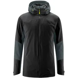 Maier Sports Ganzjahres-Wanderjacke Ribut 3in1 (PrimaLoft®-Isolation, wind- und wasserdicht) schwarz/grau Herren