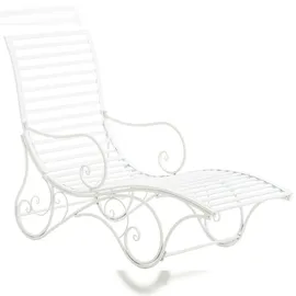 deluke SENTA Sonnenliege 140 x 58 x 101 cm Weiß