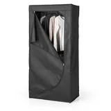 EasyMaxx Kleiderschrank 148 x 148 x 46 cm Schwarz