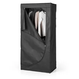 EasyMaxx Kleiderschrank 148 x 148 x 46 cm Schwarz