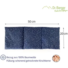 Dr. Berger 3-Kammer-Kirschkernkissen Tupfendruck Blau 50 x 20 cm 1 St