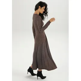 Aniston SELECTED Maxikleid Grün/Rot/Schwarz/Weiß 46