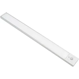 LUXULA LED Unterbauleuchte Akku und Bewegungsmelder, 3,3W, 1250lm, CCT, IP20, Silber 40cm (120 lm)