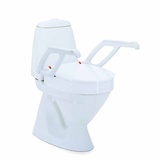 Invacare Aquatec 90000 Toilettensitzerhöhung mit Armlehnen, 10 cm