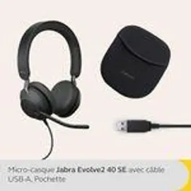 JABRA Evolve2 40 SE MS Stereo USB-A