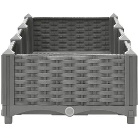 vidaXL Hochbeet 120x40x23 cm Polypropylen