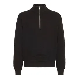 !Solid Troyer SOLID "Troyer SDRiver", Herren, Gr. S, schwarz (true schwarz), Obermaterial: 100% Baumwolle CO., Pullover Troyer