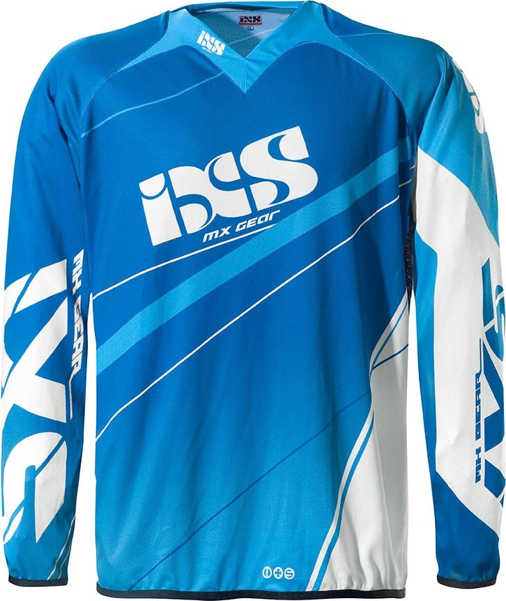 IXS Raceway, maillot - Bleu/Blanc - S