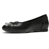 CLARKS Damen Couture Bloom Geschlossene Ballerinas, Schwarz (Black Leather) ,41.5 EU