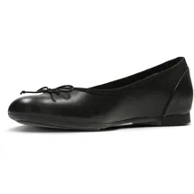 CLARKS Damen Couture Bloom Geschlossene Ballerinas, Schwarz (Black Leather) ,41.5 EU