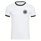 multifanshop Deutschland T-Shirt (Kontrast) 2023 Herren Schwarz Gr. XL
