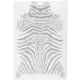 lalee.avenue Priscella Animal AE 400 Grau / Weiß, 120cm x 160cm