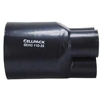 Cellpack Schrumpf-Aufteilkappe SEH4/60-25/schwarz