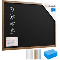 ALLboards Kreidetafel 120 x 90 cm Schwarz