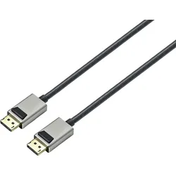 SpeaKa Professional DisplayPort Anschlusskabel DisplayPort Stecker, DisplayPort Stecker 3.00 m Schwa