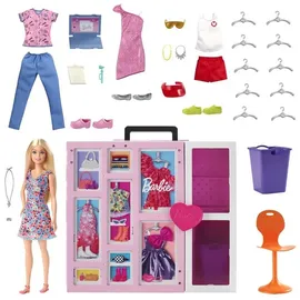 Barbie Traumkleiderschrank mit Puppe