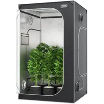 Vevor Growbox 120 x 120 x 203 cm Schwarz/Grau