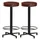 vidaXL Barhocker 2 Stk. 66 cm Braun