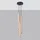 Sollux Lighting Pastelo 3-flg. 19,5 cm rund Holz