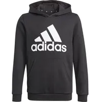 adidas Essentials Kapuzenpullover - Black / White - 7-8 Jahre
