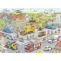 Fahrzeuge in der Stadt Puzzleteile: 100