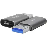 Trust USB 2.0 Adapter Calyx USB-A TO USB-C ADAPTER 2PACK