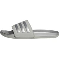 adidas Damen Adilette Comfort Slides, Grey Two/Silver Metallic/Grey Two, 42