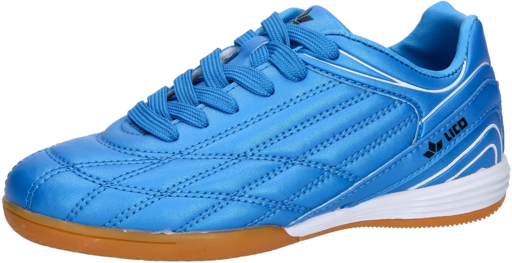 Fußballschuh LICO "Fußballschuhe Soccer Champ", Jungen, Gr. 30, blau, Synthetik, Schuhe Fußballschuh